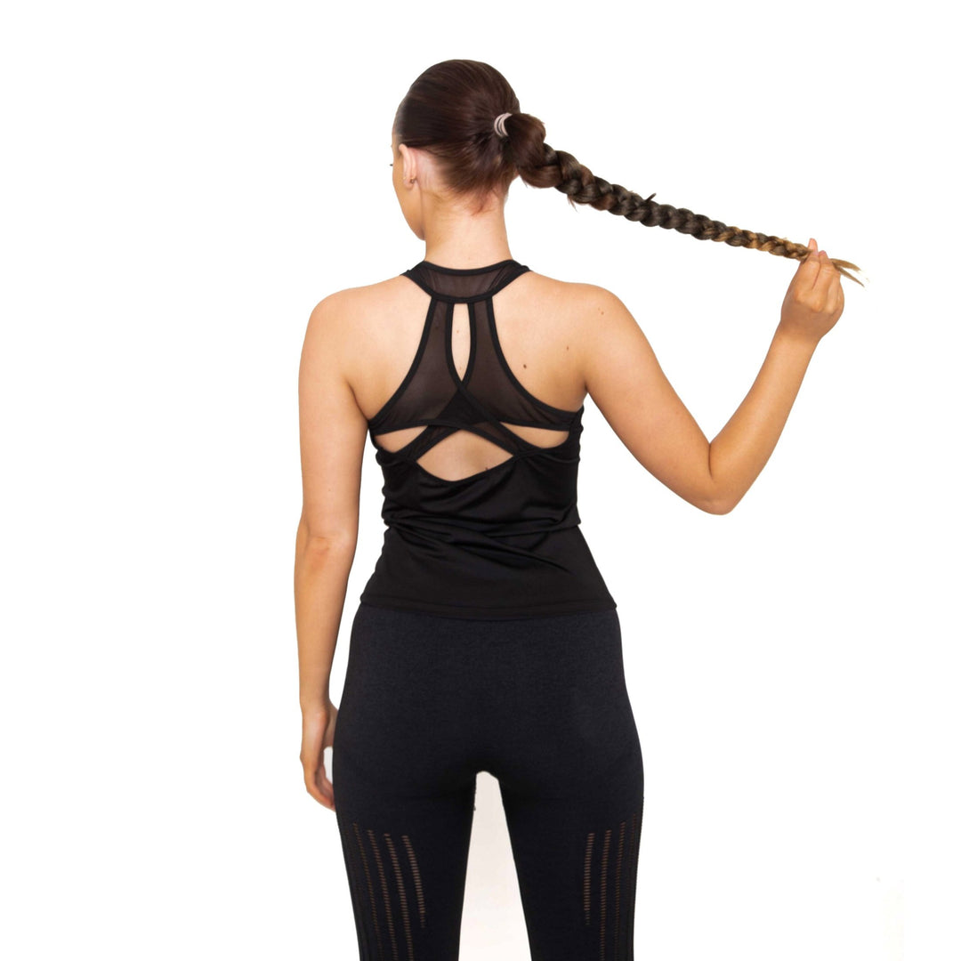 EBONY MESH BACK VEST